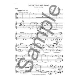 Bent S&oslash;rensen: Mignon - Papillons For Piano And Strings (Solo Parts)