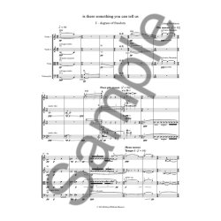 Juliana Hodkinson: Is There Something You Can Tell Us (Score)