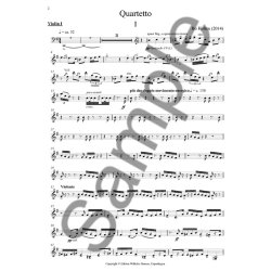 Bo Holten: Quartetto - For String Quartet (Parts)