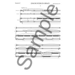 Britta Bystr&ouml;m: Encounter In Space For Clarinet, Trumpet And Piano (Score and Parts)