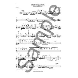 Thomas Agerfeldt Olesen: String Quartet No.7 'The Extinguishable' (Parts)