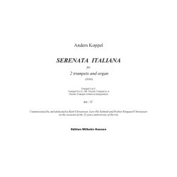 Anders Koppel: Serenata Italiana - For 2 Trumpets And Organ (Score And Parts)