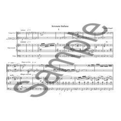 Anders Koppel: Serenata Italiana - For 2 Trumpets And Organ (Score And Parts)