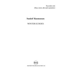 Sunleif Rasmussen: Winter Echoes For Recorder And 13 Solo Strings (Recorder Solo)