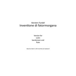 Karsten Fundal: Fatamorgana Invention (Version 2014) (Score)