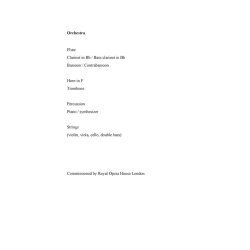 S&oslash;ren Nils Eichberg: Glare - Chamber Opera (Score)