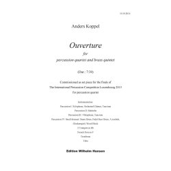 Anders Koppel: Ouverture (Score)
