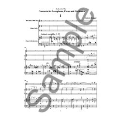 Anders Koppel: Concerto For Saxophone, Piano And Orchestra (Piano Reduction)