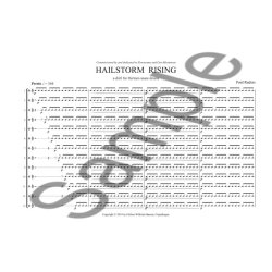 Poul Ruders: Hailstorm Rising (Score)