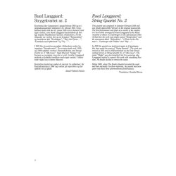 Rued Langgaard: Strygekvartet Nr. 2 (Score)