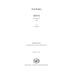 Poul Ruders: Shifts - Piano Study No. 3 (Piano Solo)