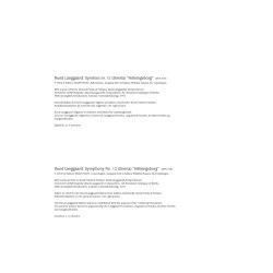 Rued Langgaard: Symfoni nr. 12 "H&eacute;lsingeborg"