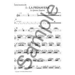 Arr. Peter Navarro-Alonso: Le Quattro Stagioni - Concerto Grosso For Alpha and Amplified Strings (Saxophone Solo)