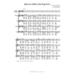 Michael Bojesen (Arr.): Spurven Sidder Stum Bag Kvist