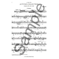 Poul Ruders: Autumn Collection (Viola Solo)