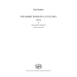 Poul Ruders: The Rabbit Sends In A Little Bill (Score and Part)