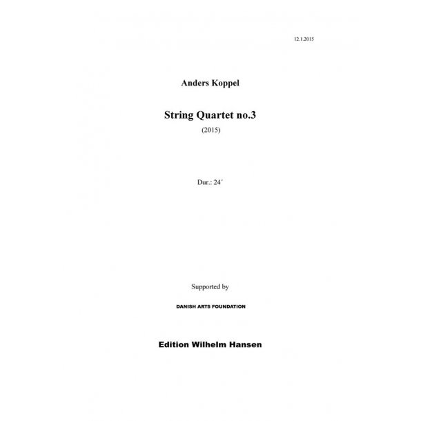 String Quartet No.3