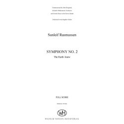 Sunleif Rasmussen: Symphony No. 2 'The Earth Anew' (Score)