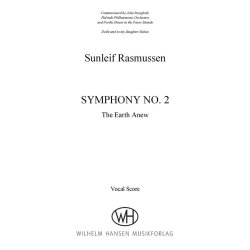 Sunleif Rasmussen: Symphony No. 2 "The Earth Anew" (Vocal Score)