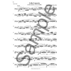Thomas Agerfeldt Olesen: Cello Concerto (Solo Part)