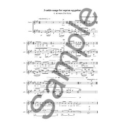 Niels Rosing-Schow: 3 Enkle Sange (Player's Score)