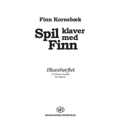 Finn Kornebk: Spil klaver med Finn - Blueshftet (Piano Tutor)