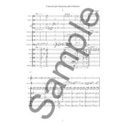 Anders Koppel: Concerto For Bassoon And Orchestra (Score)