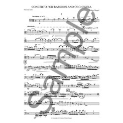 Anders Koppel: Concerto For Bassoon And Orchestra (Solo Part)