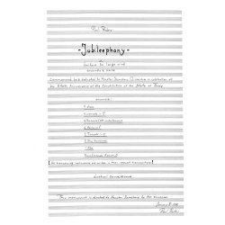 Poul Ruders: Jubileephony (Score)