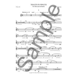 Sunleif Rasmussen: Traces in Spaces - for Oboe And Orchestra (Solo Part)