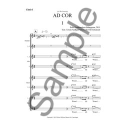 Pelle Gudmundsen-Holmgreen: Ad Cor (Vocal Score 1)