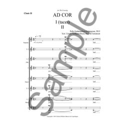 Pelle Gudmundsen-Holmgreen: Ad Cor (Vocal Score 2)