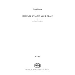 Peter Bruun: Autumn, What Is Your Plan? (Alto Flute Solo)