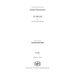 Sunleif Rasmussen: Te Deum (Score)