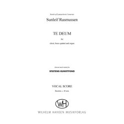 Sunleif Rasmussen: Te Deum (Vocal Score)