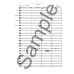Ib N&oslash;rholm: Afstande - Sinfonia For Piano Trio And Orchestra Op. 204 (Study Score)