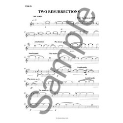 Niels Marthinsen: Two Resurrections (Score And Part)