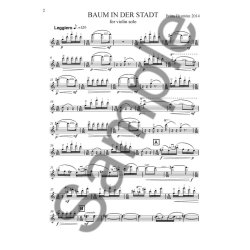 Britta Bystr&ouml;m: Baum In Der Stadt (Solo Violin)