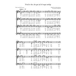 Peter Sander Andersen: Hvad Er Det Der G&oslash;r Jul Til Noget S&aelig;rligt (SATB)