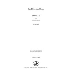 Poul Rosing Olsen: Sonate  (Player's Score)
