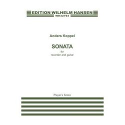 Anders Koppel: Sonata For Recorder And Guitar (Player's Score)