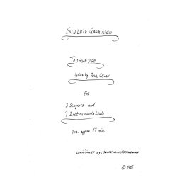 Sunleif Rasmussen: Todesfuge (Score)