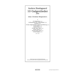 Anders Br&oslash;dsgaard: 10 Galgenlieder For Mezzo-Soprano And Ensemble (Score)