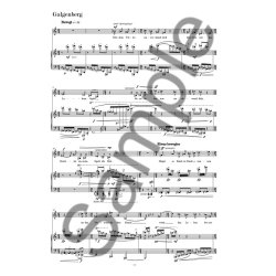Anders Br&oslash;dsgaard: 10 Galgenlieder (Score)