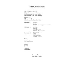 Henrik Hellstenius: Still Panic - Concerto for Bass Clarinet and Orchestra (Score)