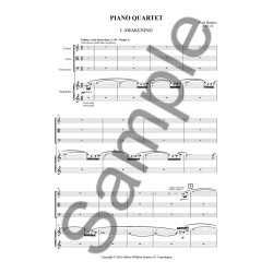 Poul Ruders: Piano Quartet (Score)