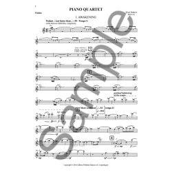 Poul Ruders: Piano Quartet (Parts)