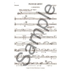 Poul Ruders: Piano Quartet (Parts)