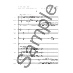 Carl Nielsen: Concerto For Flute And Orchestra (Score)