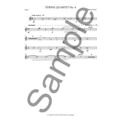 Anders Koppel: String Quartet No.4 (Parts)